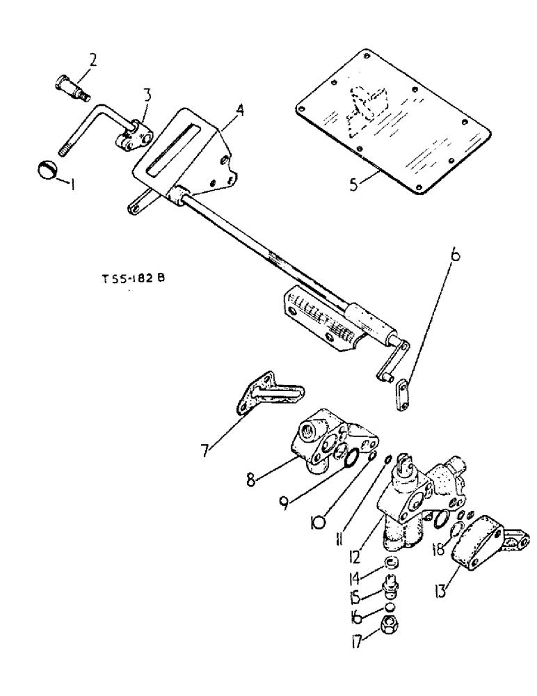 Схема запчастей Case IH 384 - (10-20) - HYDRAULICS, AUXILIARY VALVE ATTACHMENTS, WITH ONE SA OR ONE DA VALVE (07) - HYDRAULICS