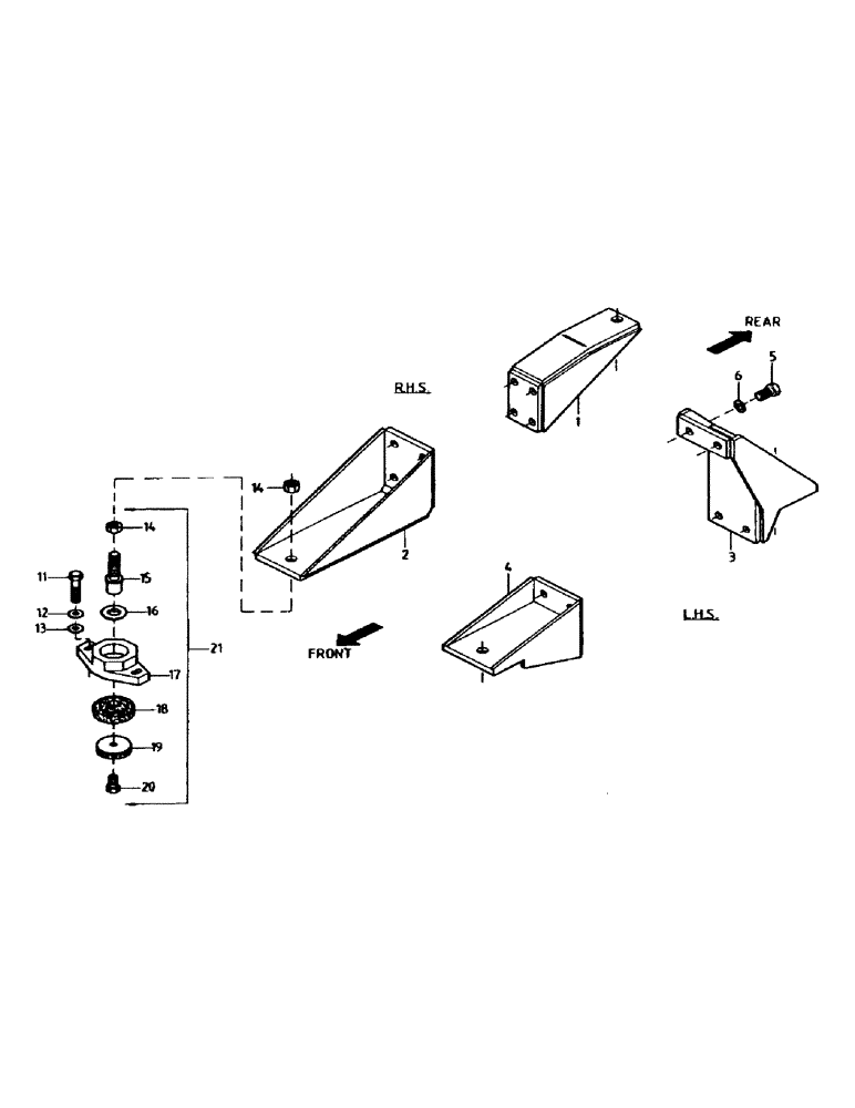 Схема запчастей Case IH 7700 - (C05-01) - ENGINE MOUNTS, 108 Engine & Engine Attachments
