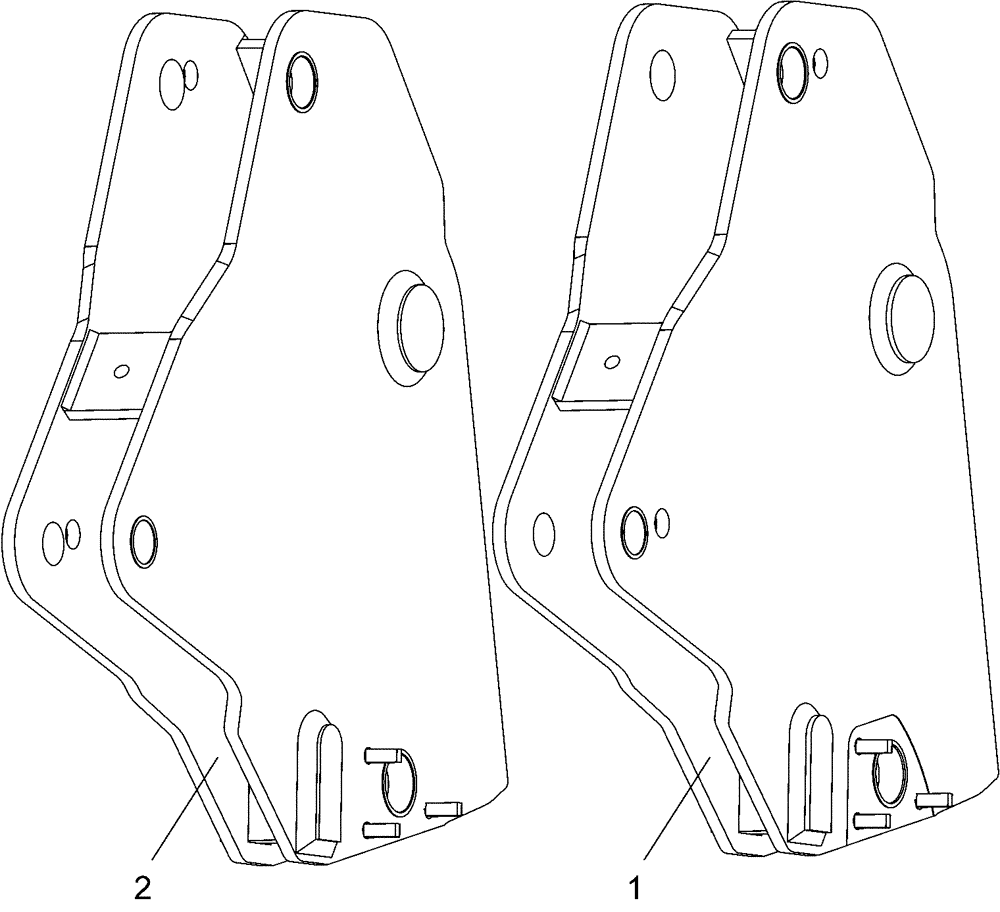 Схема запчастей Case IH L760 - (82.100.AG[12]) - BEARING BOX, EXTENDED - NSL (82) - FRONT LOADER & BUCKET