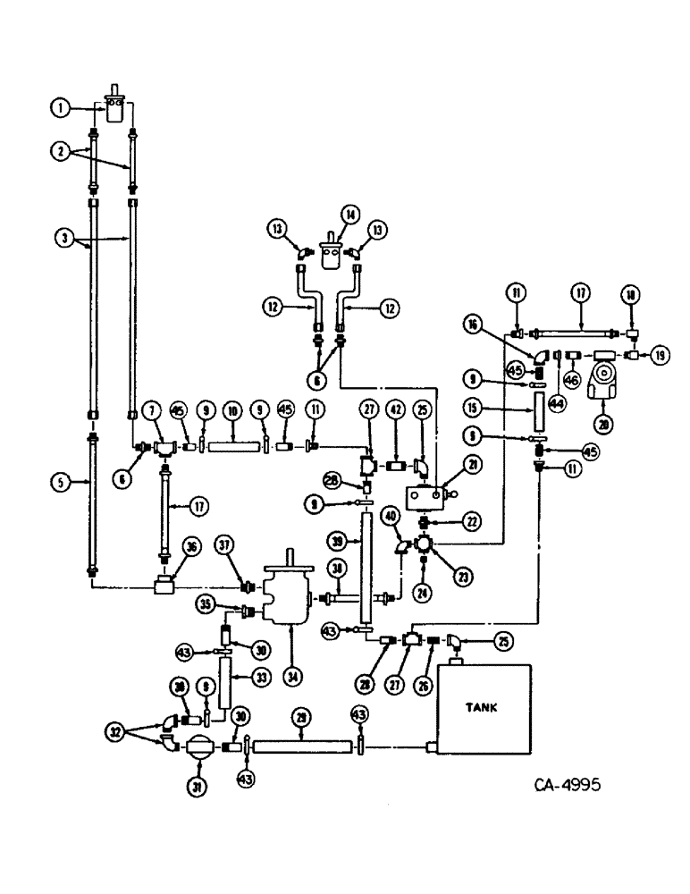 Схема запчастей Case IH 750 - (E-18) - HYDRAULICS 