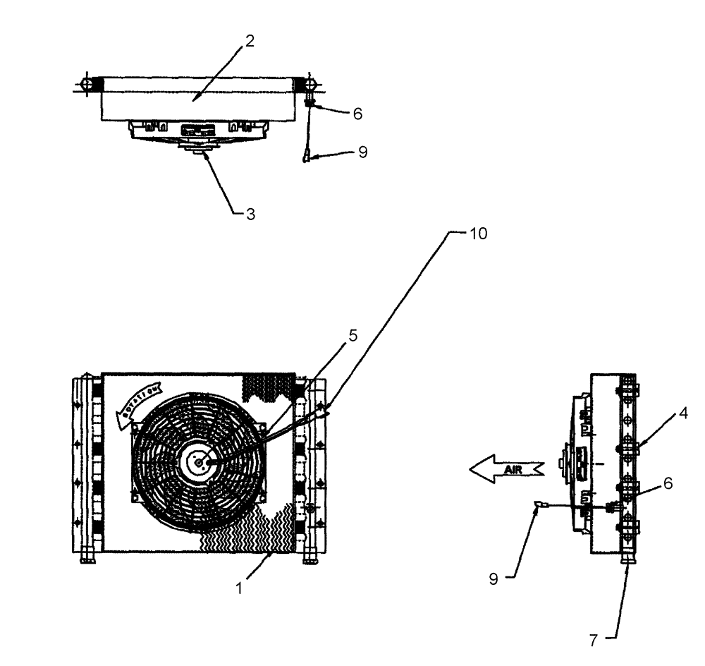Схема запчастей Case IH 1250 - (35.752.03) - HYDRAULICS - OIL COOLER 87618983 - ASN Y8S007001 (35) - HYDRAULIC SYSTEMS