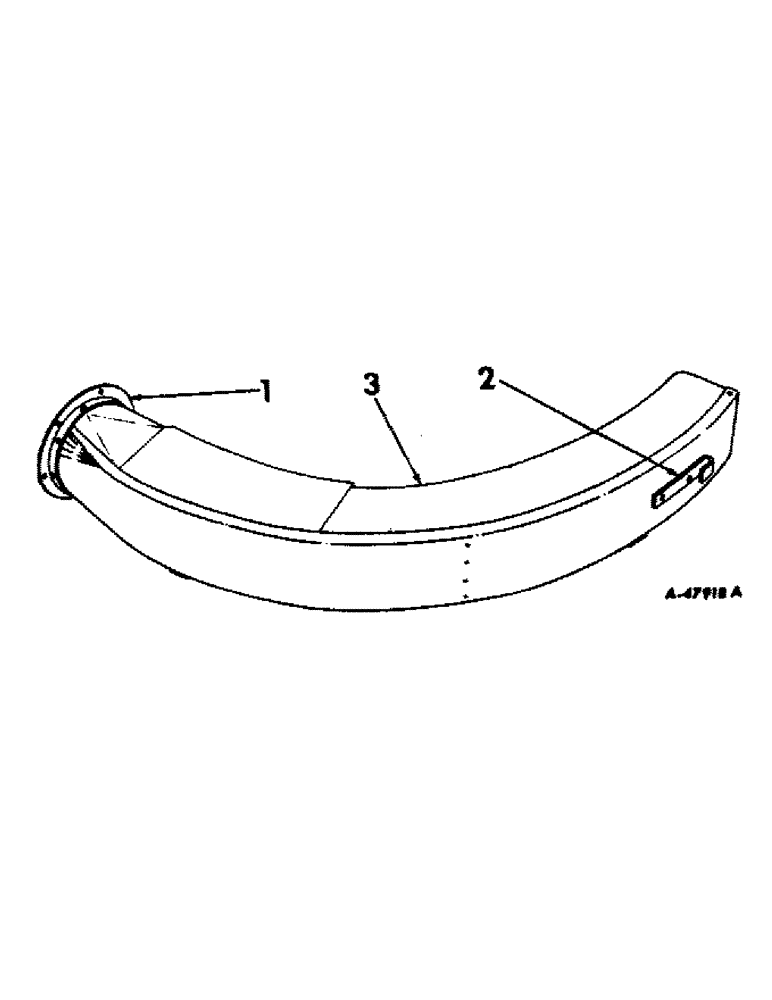 Схема запчастей Case IH 47 - (A-26[A]) - DEFLECTOR 
