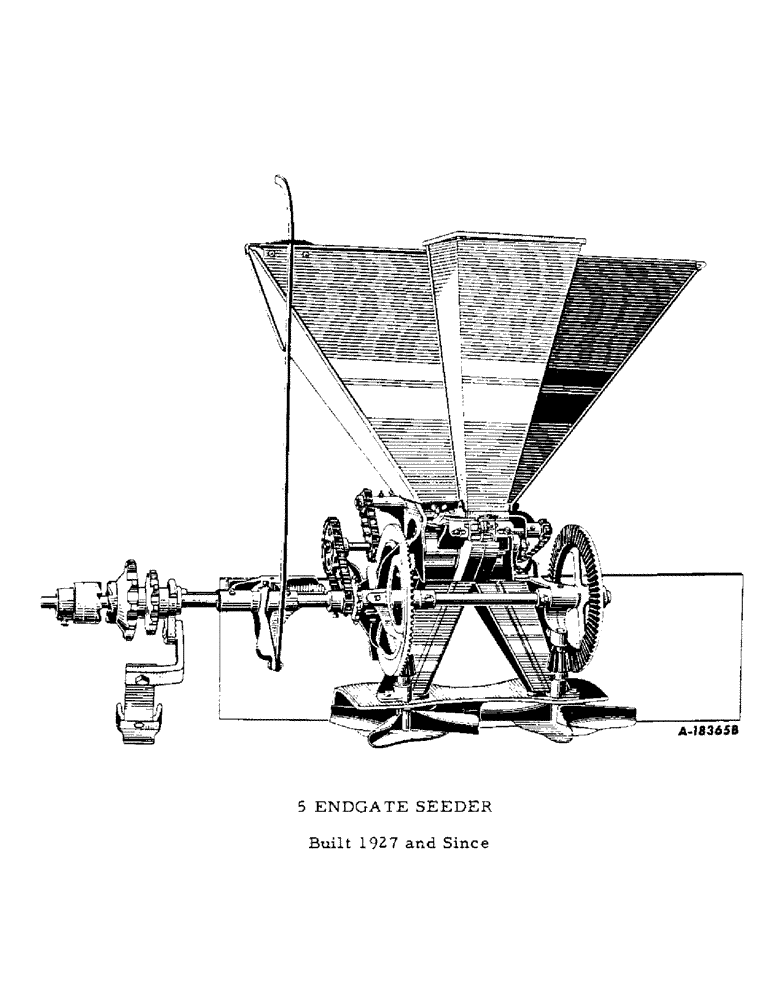 Схема запчастей Case IH 5 - (Y-1) - 5 ENDGATE SEEDER, BUILT 1927 AND SINCE 