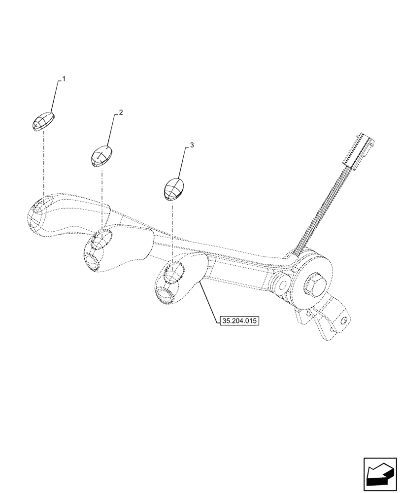 Схема запчастей Case IH FARMALL 80CL - (90.108.395) - VAR - 759024 - 3 REMOTE CONTROL VALVES, DECAL, W/ DIVERTER, W/O CAB (90) - PLATFORM, CAB, BODYWORK AND DECALS