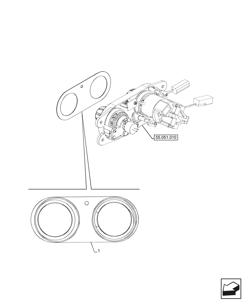 Схема запчастей Case IH FARMALL 110CL - (90.108.440) - VAR - 759031, 759033 - DECAL, CONTROL PANEL, AIR CONDITIONING, W/ ECO CAB, CAB (90) - PLATFORM, CAB, BODYWORK AND DECALS