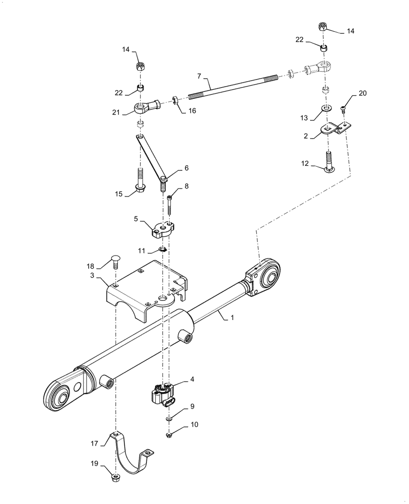 Схема запчастей Case IH WD1904 - (35.415.AE[01]) - TILT INDICATOR ASSY, 8" INDICATOR (35) - HYDRAULIC SYSTEMS