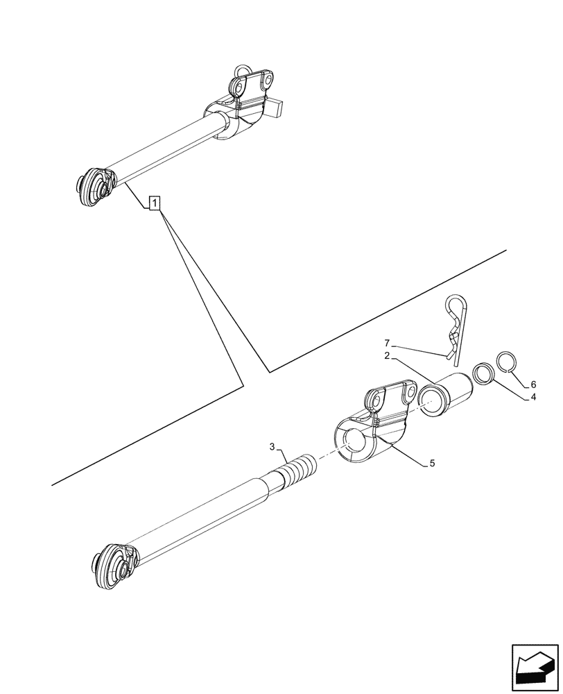 Схема запчастей Case IH FARMALL 110CL - (37.120.080) - VAR - 758894 - REAR, 3 POINT HITCH, STABILIZER BAR, MECHANICAL, COMPONENTS (37) - HITCHES, DRAWBARS & IMPLEMENT COUPLINGS