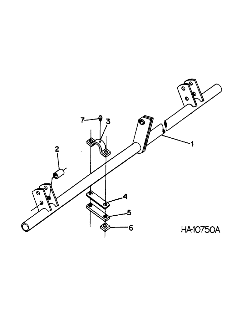 Схема запчастей Case IH 60 - (A-11) - ROCKSHAFT, 15 FOOT 