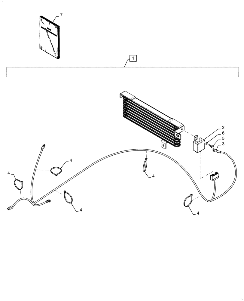 Схема запчастей Case IH FARMALL 50A - (88.100.55[04]) - DIA KIT, CRANK CONTROL MODULE (88) - ACCESSORIES