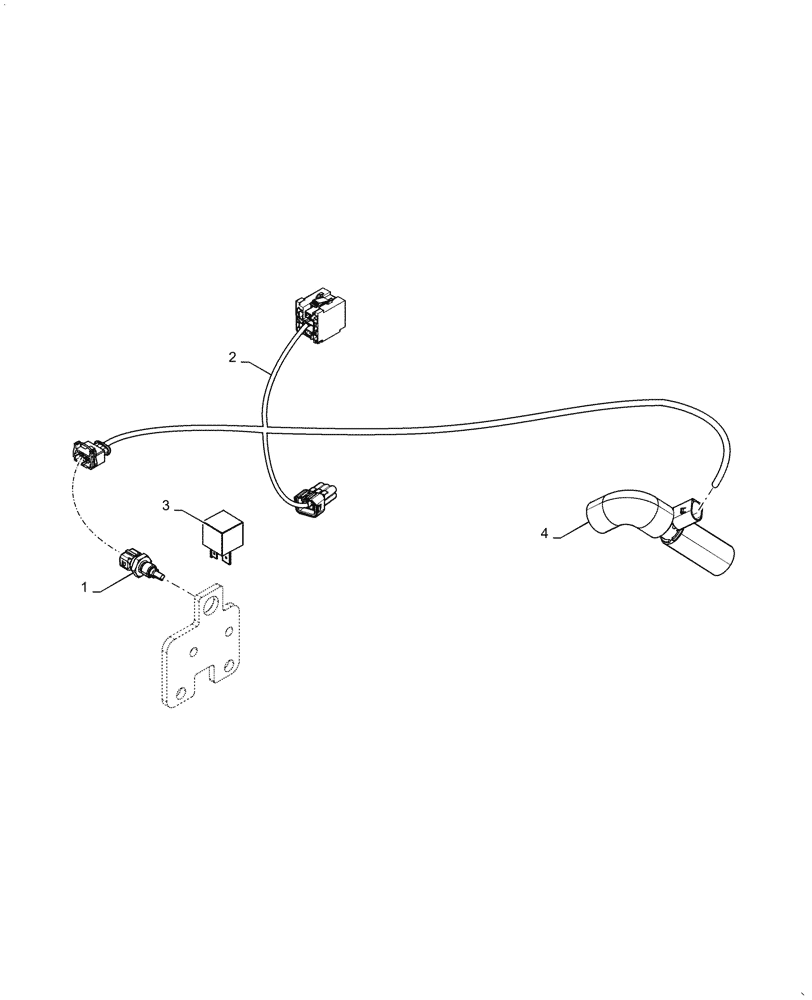 Схема запчастей Case IH FARMALL 50A - (88.100.55[03]) - DIA KIT, CCV HEATER (88) - ACCESSORIES