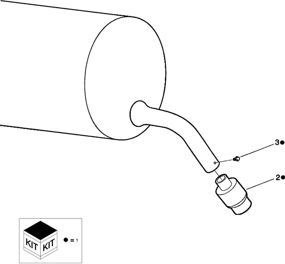 Схема запчастей Case IH SCOUT XL - (88.254.04) - DIA KIT, SPARK ARRESTOR (88) - ACCESSORIES