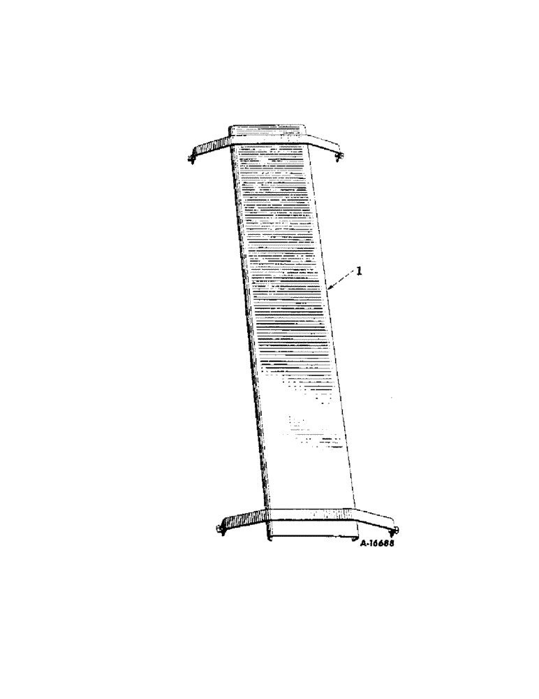 Схема запчастей Case IH 2-PR - (106) - WAGON ELEVATOR TOP SHIELD, ORDERING NUMBER ZDB1661 (80) - CROP STORAGE/UNLOADING