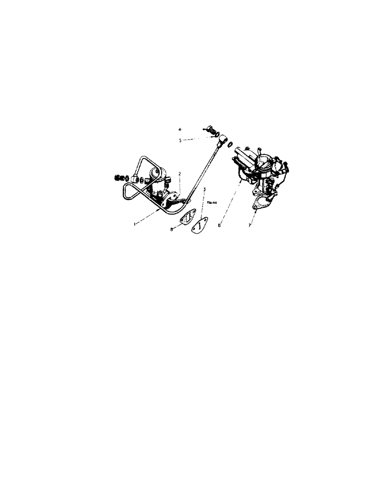 Схема запчастей Case IH 276 - (2-11) - CARBURETTOR, FUEL PUMP AND PIPES (03) - FUEL SYSTEM