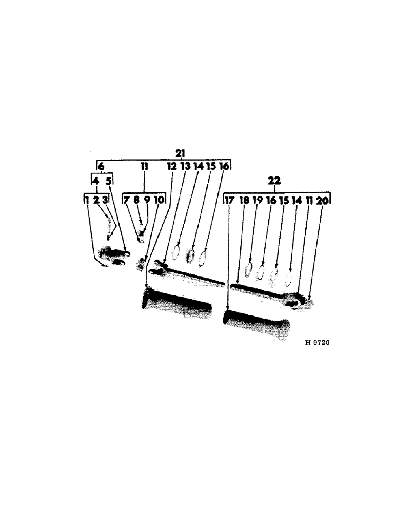 Схема запчастей Case IH 102 - (C-10[A]) - FRONT UNIVERSAL JOINT, 1000 RPM, ROCKWELL, STANDARD 
