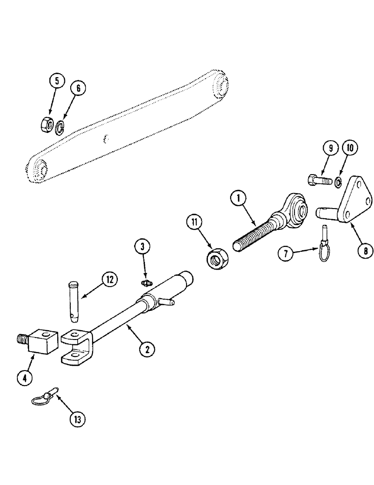 Схема запчастей Case IH 1494 - (9-362) - LINKAGE STABILIZERS AND SWAY BLOCKS, P.I.N. 11519846 AND AFTER (09) - CHASSIS/ATTACHMENTS