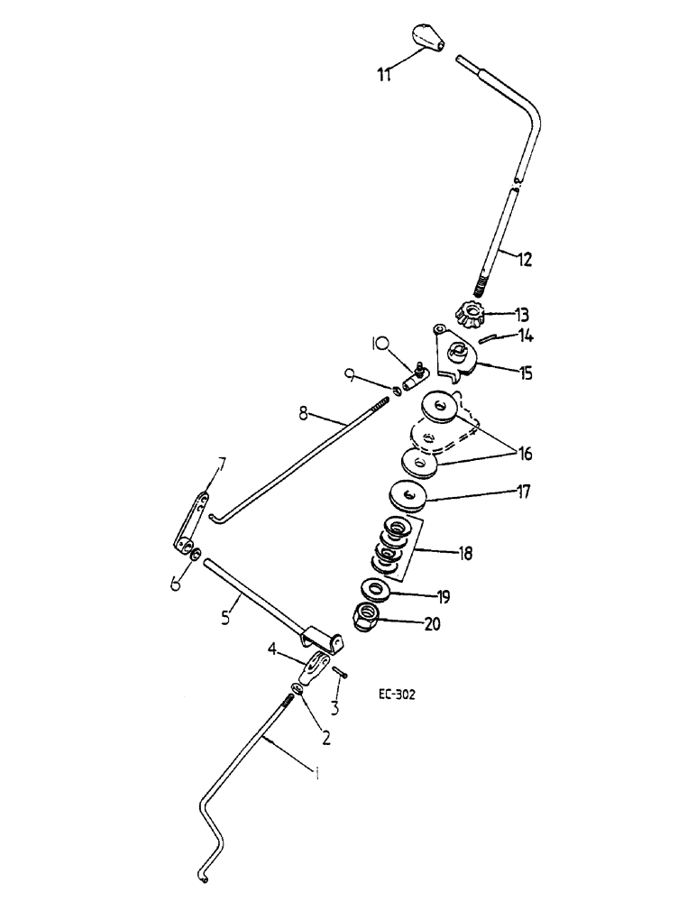 Схема запчастей Case IH 268 - (12-038) - GOVERNOR CONTROLS, BOSCH, 685/10581 UP, 268/801 UP, H84/3008 UP Power