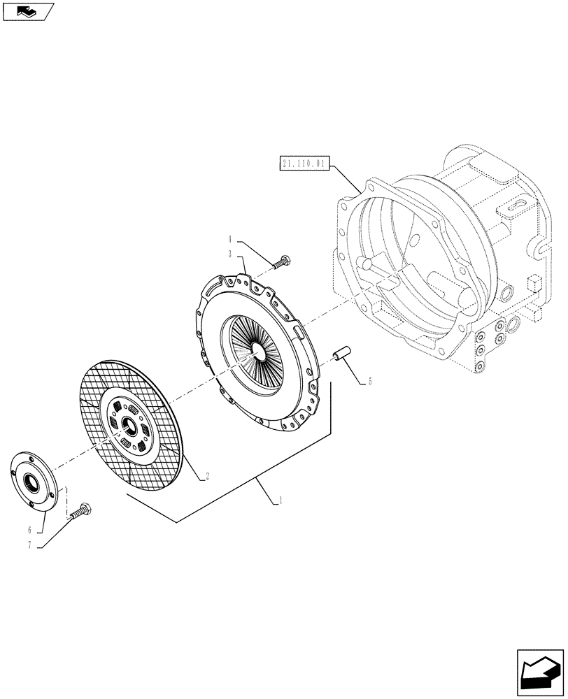 Схема запчастей Case IH FARMALL 30B - (18.110.01) - CLUTCH - 12X12 (18) - CLUTCH