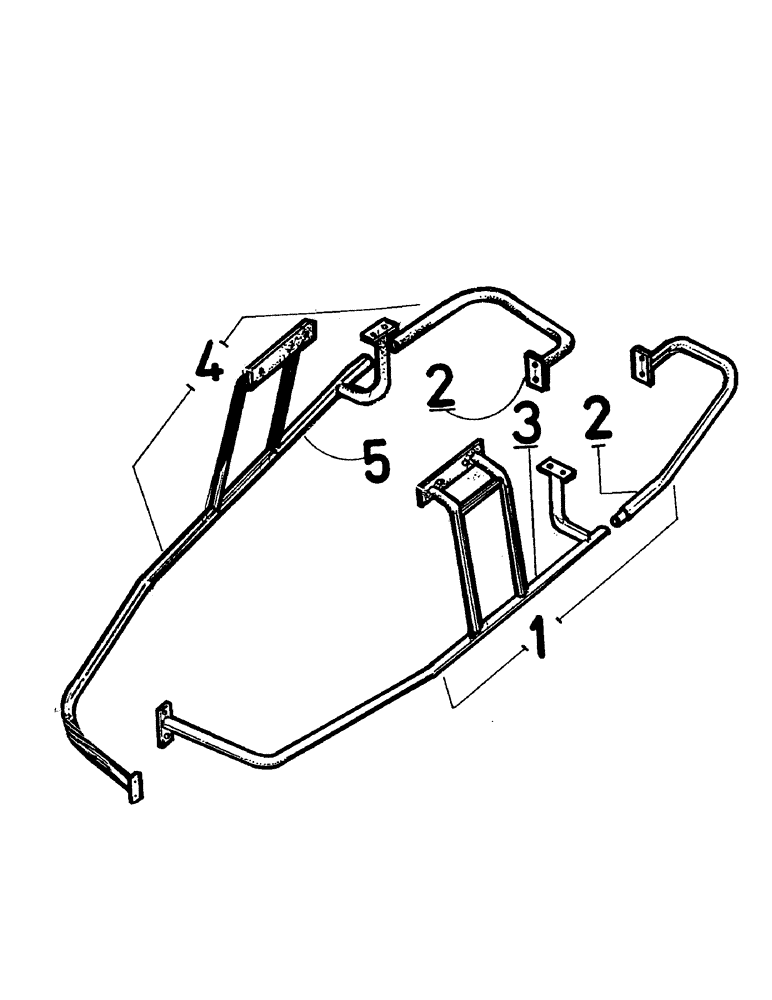 Схема запчастей Case IH 7000 - (A01-05) - MAINFRAME, GUARDRAILS, 7000 Mainframe & Functioning Components