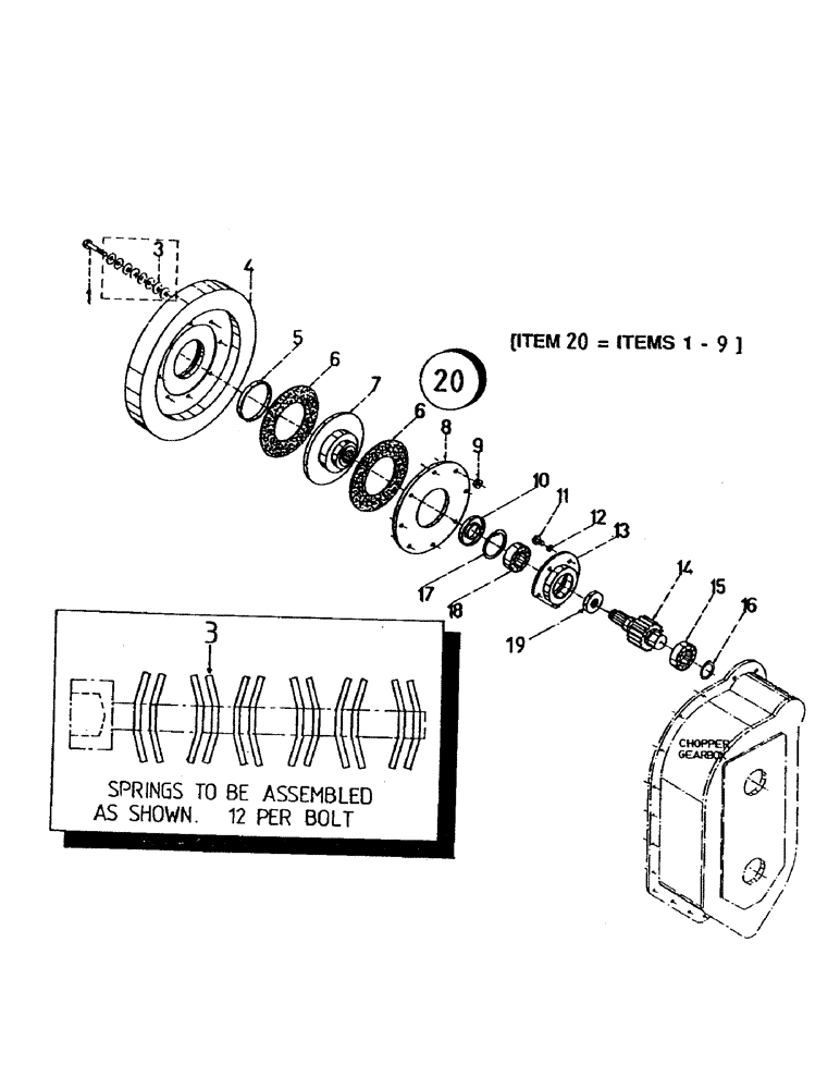 Схема запчастей Case IH 7700 - (A02-21) - MAINFRAME, FLYWHEEL ROTARY CHOPPER & GEARBOX (Jul 16 2004 11:34PM) Mainframe & Functioning Components