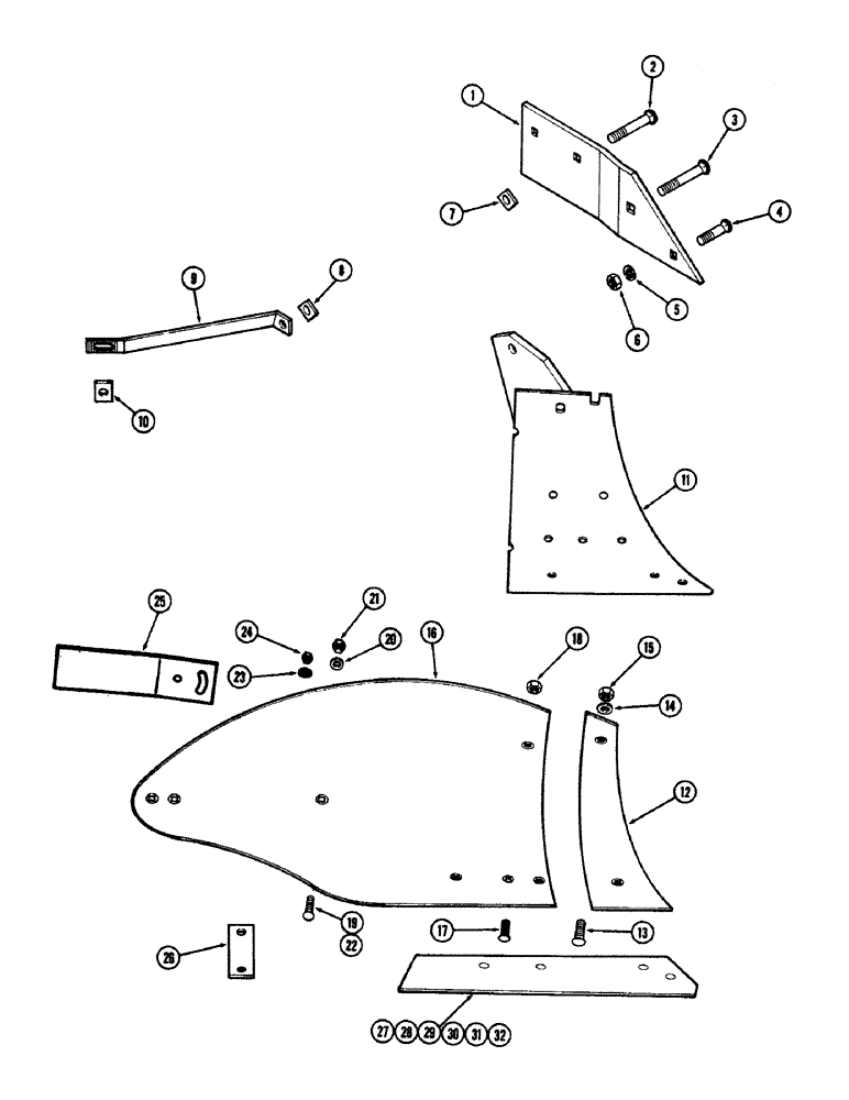 Схема запчастей Case IH 400-SERIES - (42) - BOTTOM, 16 INCH, HIGH SPEED 
