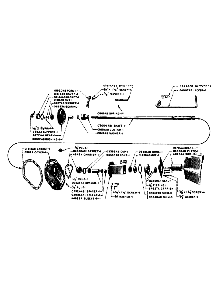 Схема запчастей Case IH DC-SERIES - (120) - POWER TAKE-OFF, REGULAR FOR "DC" TRACTOR, SPECIAL FOR "D" (06) - POWER TRAIN