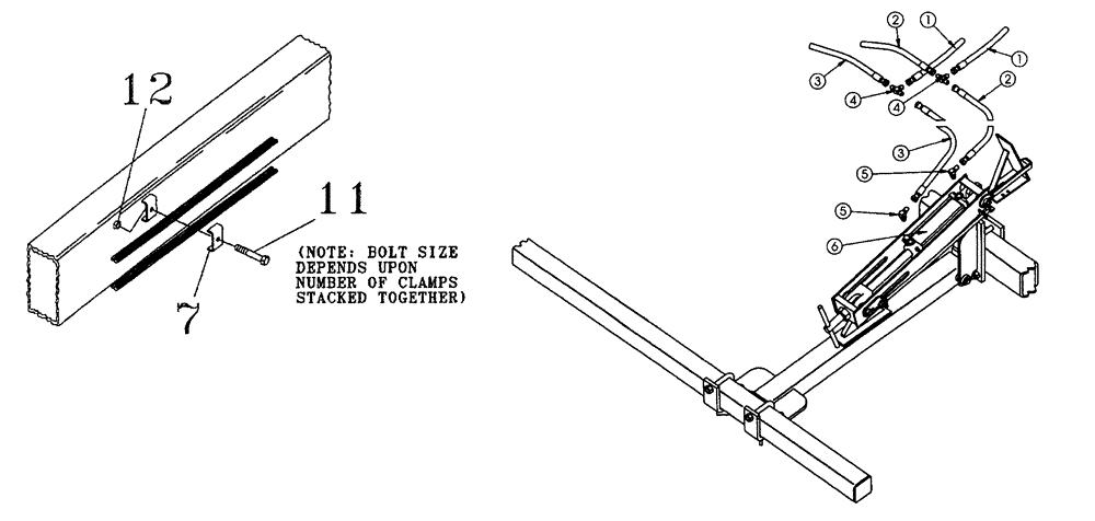 Схема запчастей Case IH 527B - (35.100.03) - DISC LEVELER HYDRAULICS (35) - HYDRAULIC SYSTEMS