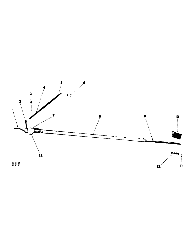 Схема запчастей Case IH 100 - (B-39) - SPRING CUSHION HITCH, 1965 SEASON AND SINCE 