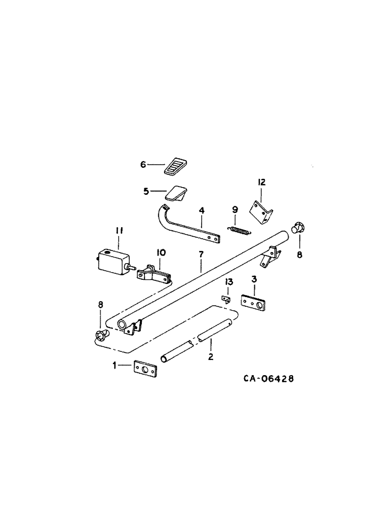 Схема запчастей Case IH 1460 - (10-45[A]) - HYDRAULICS, FOOT-N-INCH AND CONTROLS, S/N 23249 AND ABOVE (07) - HYDRAULICS