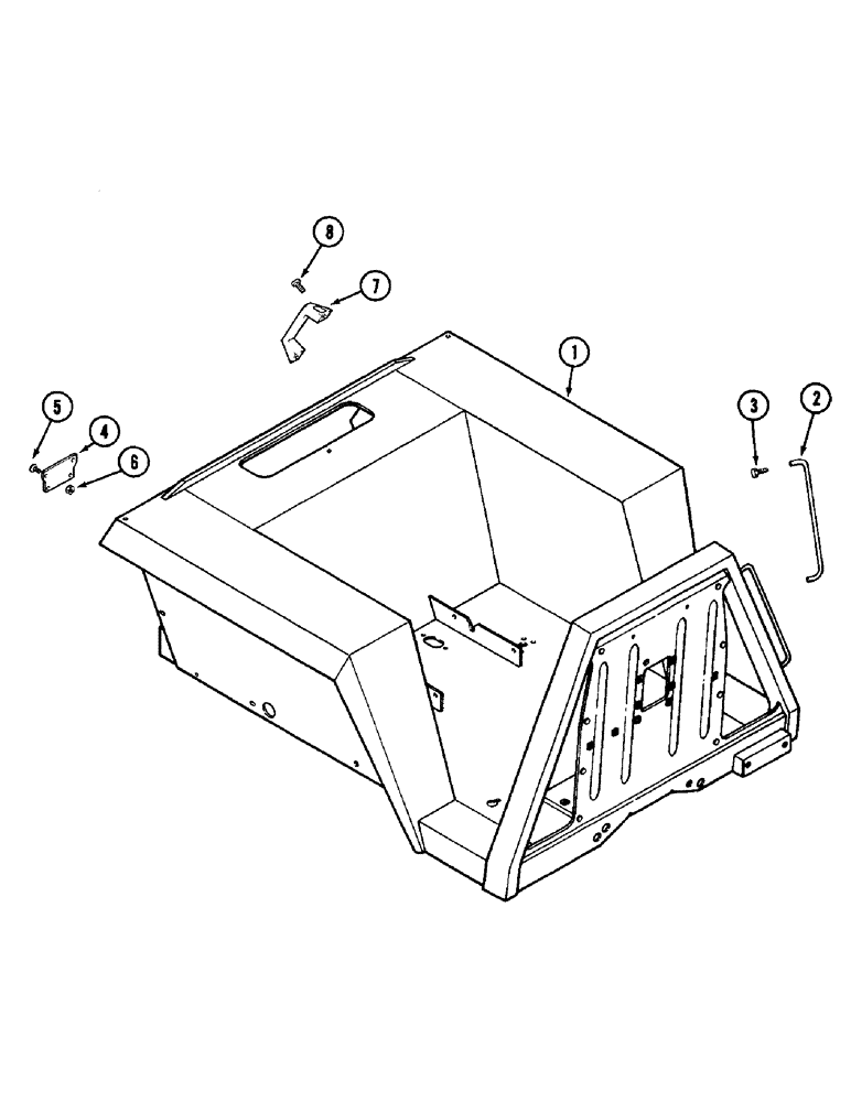 Схема запчастей Case IH 2096 - (9-398) - PLATFORM WITH FENDERS, WITHOUT CAB OR TWO POST ROPS (09) - CHASSIS/ATTACHMENTS