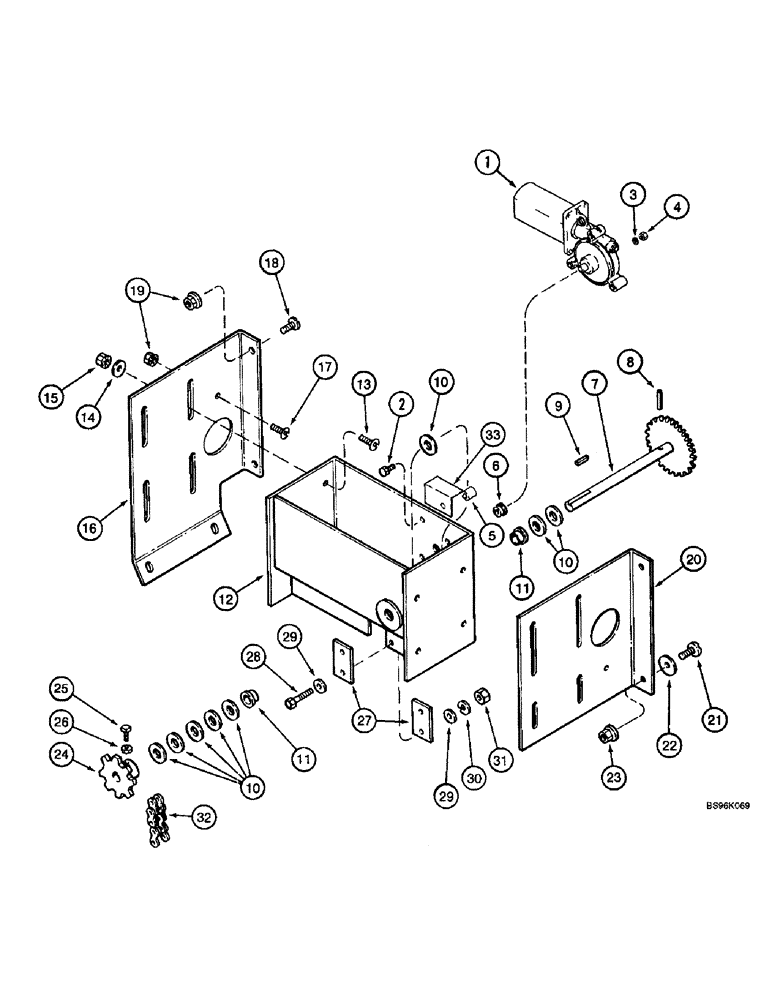 Схема запчастей Case IH 2144 - (9B-06) - ROTOR DRIVE, SPEED ADJUSTMENT (14) - ROTOR, CONCANVES & SIEVE