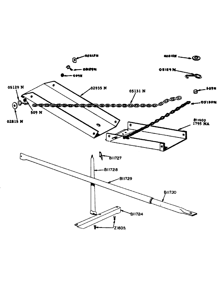 Схема запчастей Case IH 130 - (18) - BALE LOADER AND WAGON HITCH ATTACHMENT 