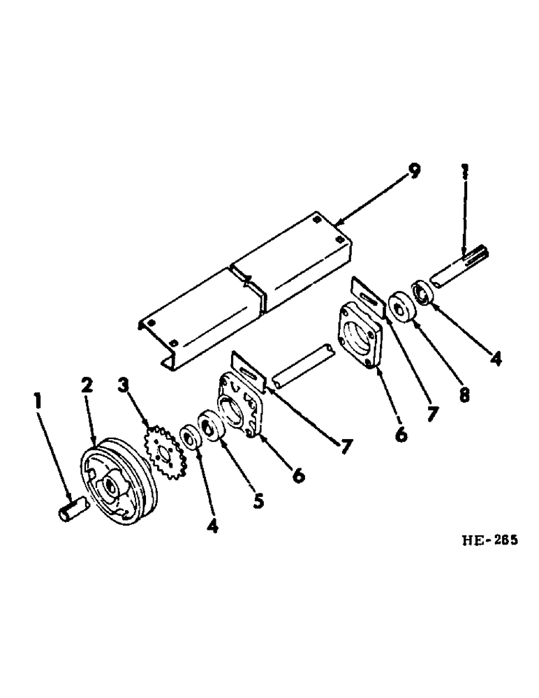 Схема запчастей Case IH 275 - (Q-11) - PLATFORMS, MAIN DRIVE SHAFT Platforms