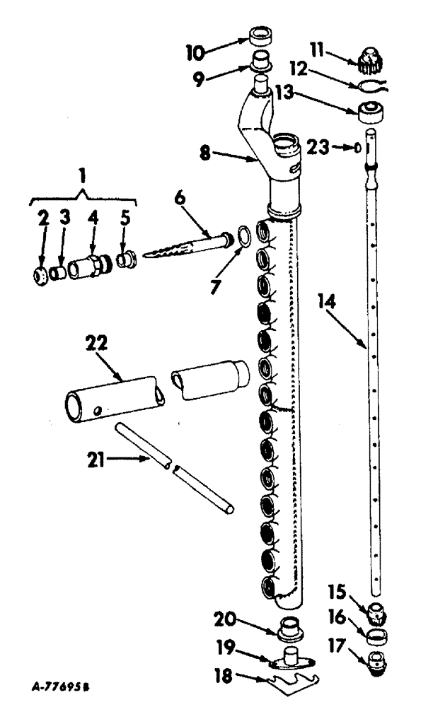 Схема запчастей Case IH 616 - (R-29) - PICKER DRUM, PICKER BAR AND SPINDLES Picker Drum