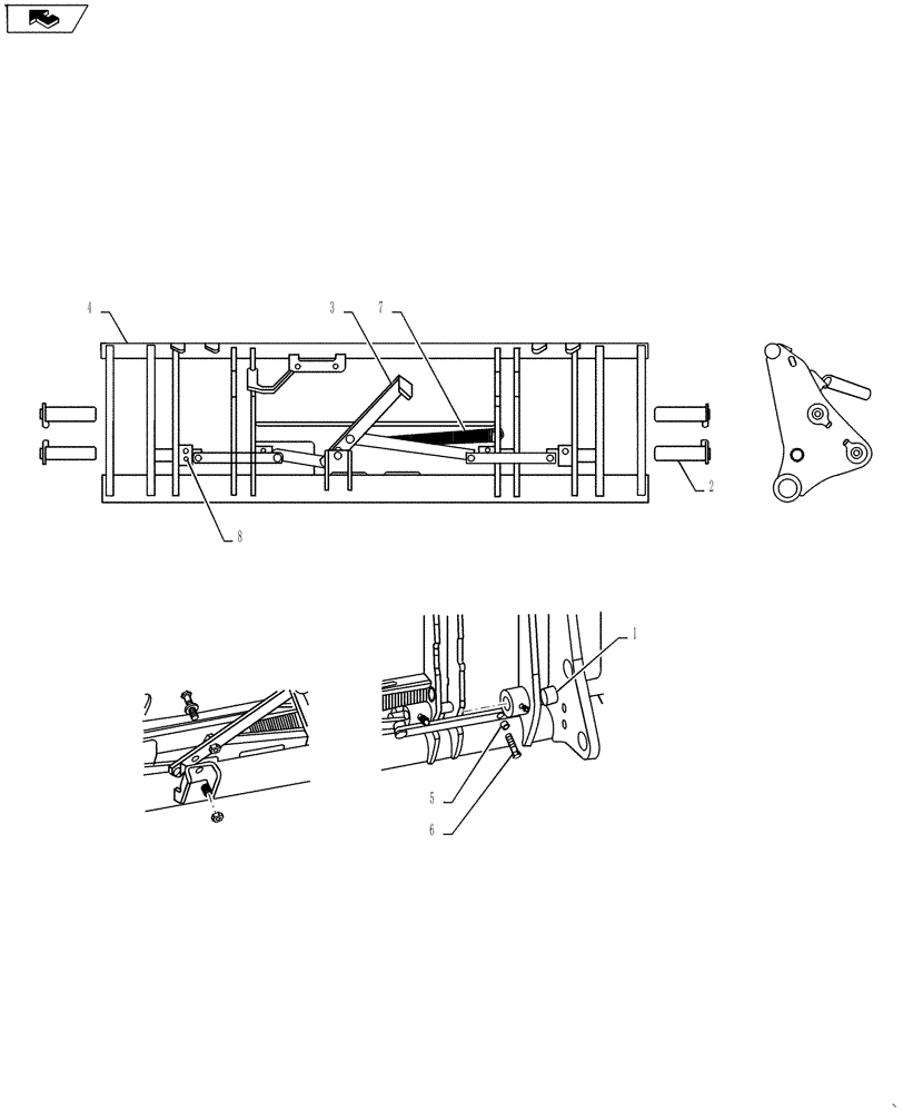 Схема запчастей Case IH L790 - (39.110.01) - TOOL CARRIER (39) - FRAMES AND BALLASTING