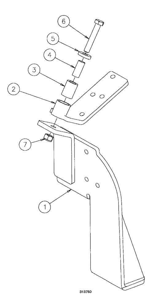 Схема запчастей Case IH SPX4260 - (108) - PIVOT HOSE MOUNT ASSEMBLY (LR, RF) (25) - FRONT AXLE SYSTEM