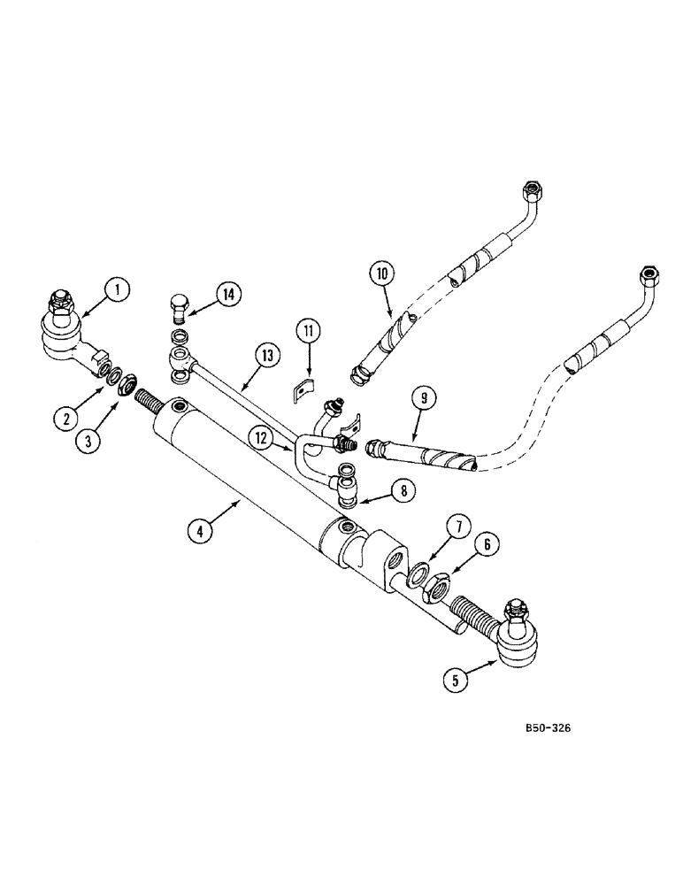 Схема запчастей Case IH 685 - (5-280) - POWER STEERING, 4 WHEEL DRIVE - ZF, 685 : -13595, 885 : -3401 (05) - STEERING