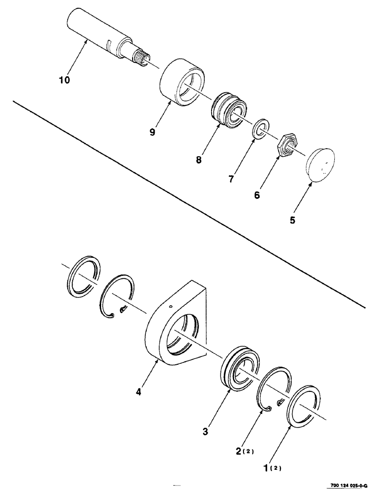 Схема запчастей Case IH 8585 - (5-18) - PLUNGER CAM AND CRANK ARM BEARING ASSEMBLY (13) - FEEDER