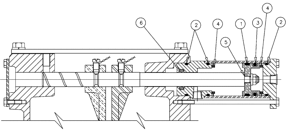 Схема запчастей Case IH FLX3510 - (03-006) - AIR SHIFT CYLINDER, SEAL KIT (03) - TRANSMISSION