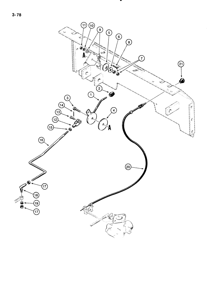 Схема запчастей Case IH 1835B - (3-78) - GASOLINE ENGINE CONTROLS (03) - FUEL SYSTEM