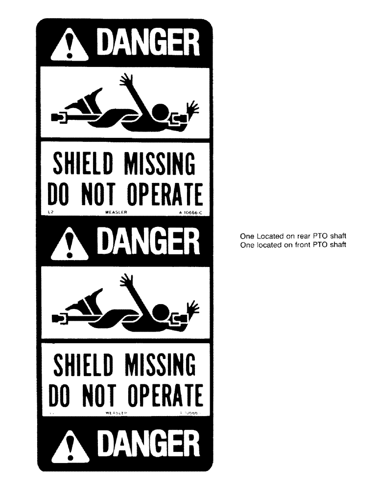 Схема запчастей Case IH C100 - (07) - DECALS, CONTINUED 