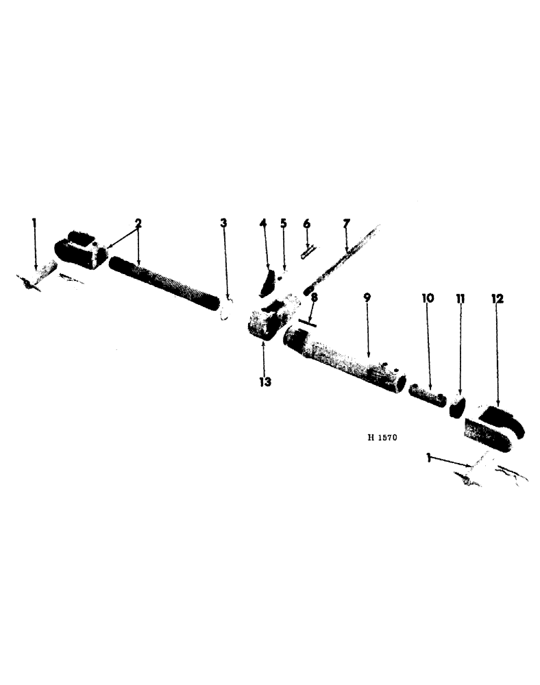 Схема запчастей Case IH 110 - (01-15) - HAND LIFT ATTACHMENT 