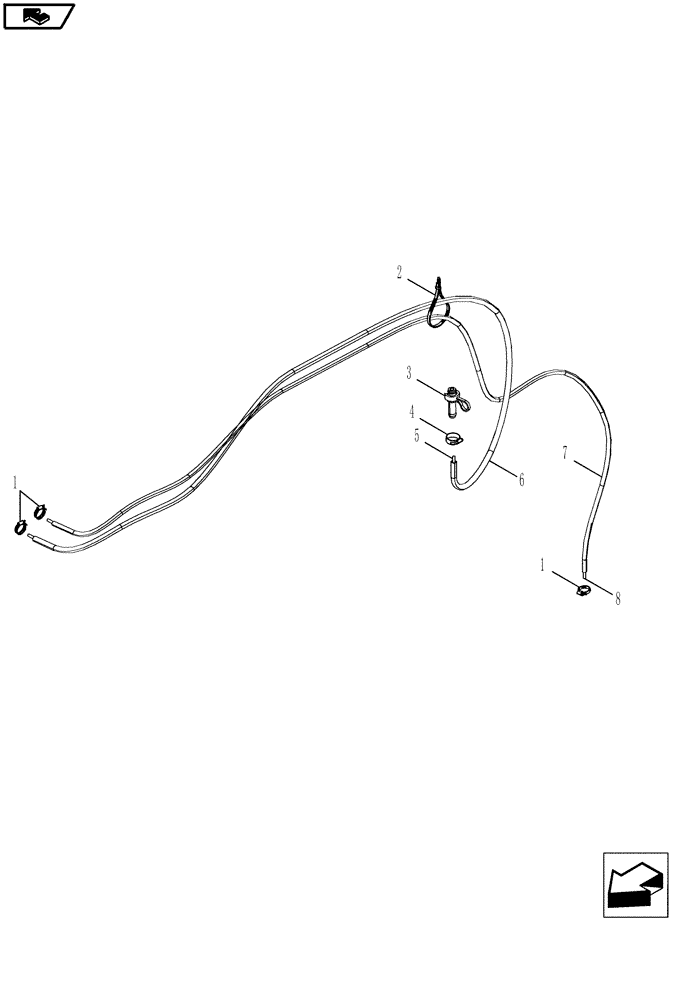 Схема запчастей Case IH MAGNUM 210 - (10.214.01) - PIPING, FUEL (10) - ENGINE