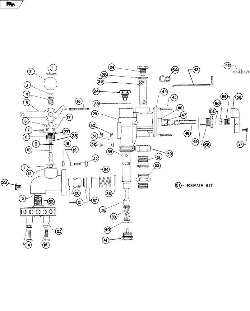 Схема запчастей Case IH 4200 II - (35.106.05) - 1661 SQUIBB PARTS LIST (35) - HYDRAULIC SYSTEMS