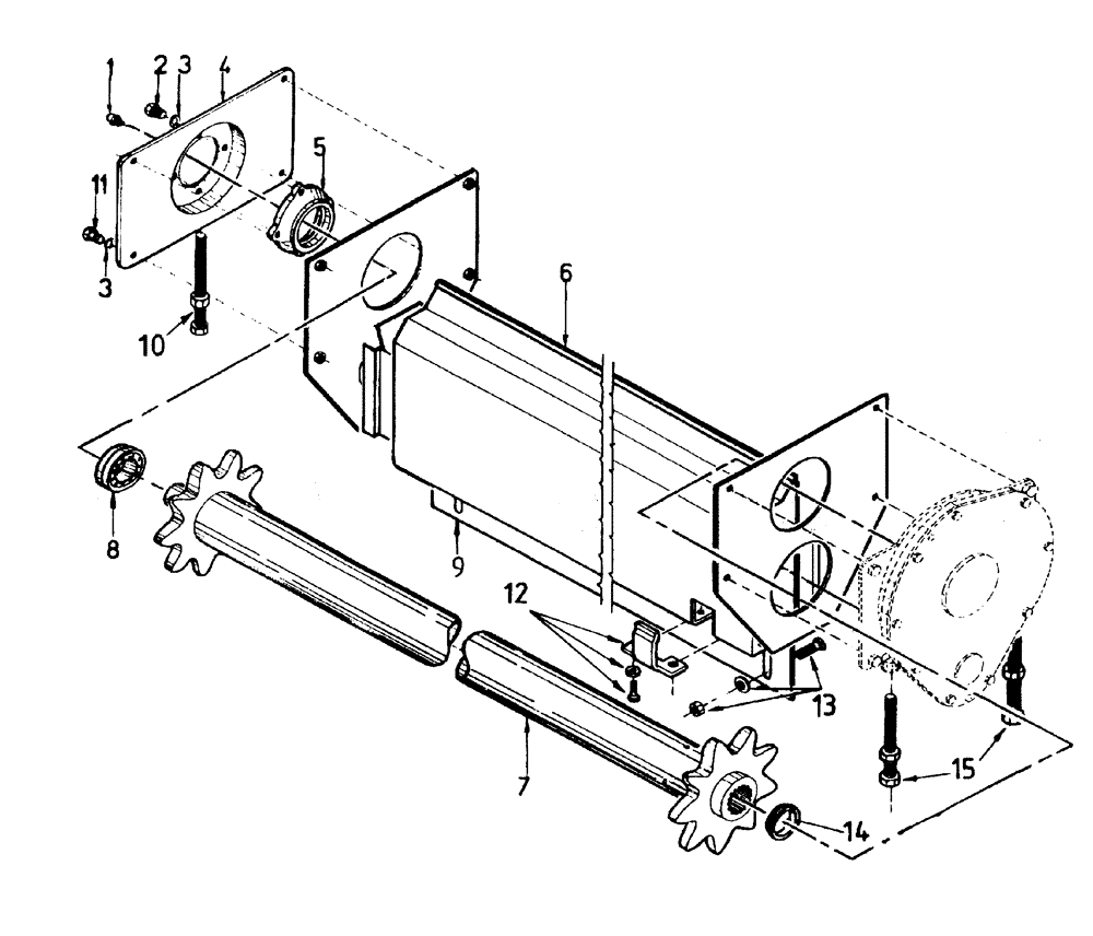 Схема запчастей Case IH AUSTOFT - (A01-09) - BIN ELEVATOR Mainframe & Functioning Components