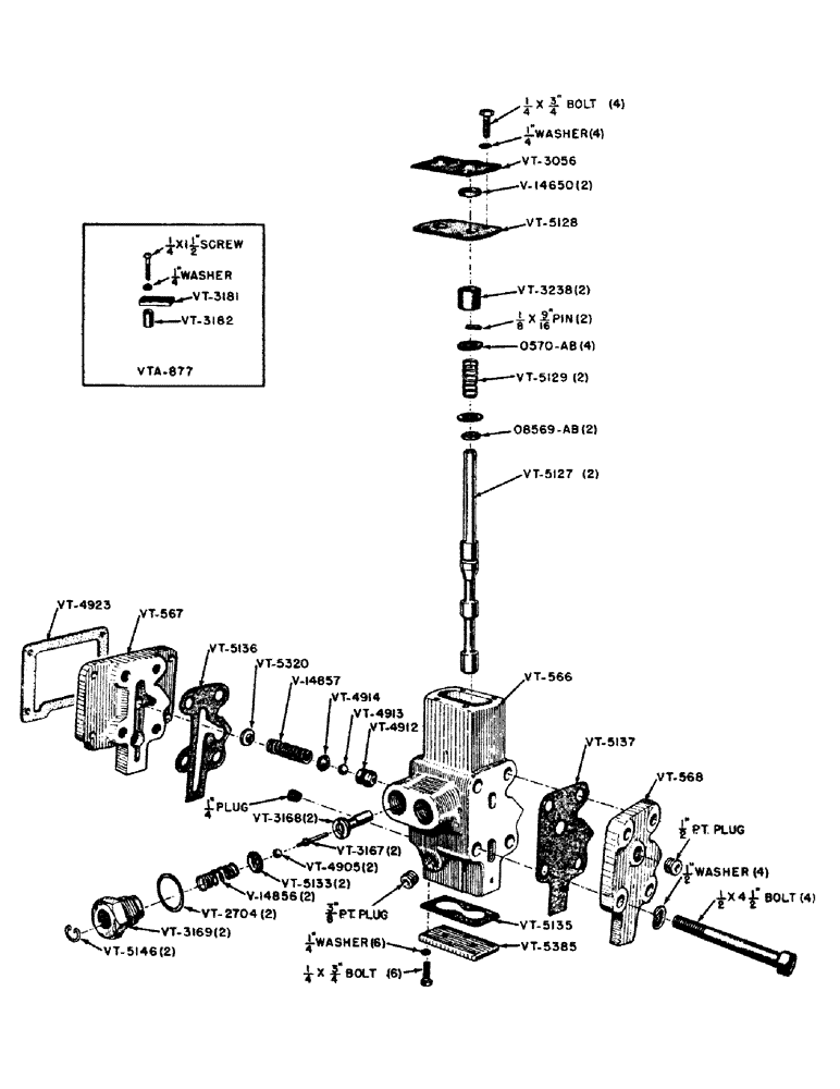 Схема запчастей Case IH VAI-SERIES - (090) - DOUBLE CONTROL VALVE ASSEMBLIES (08) - HYDRAULICS