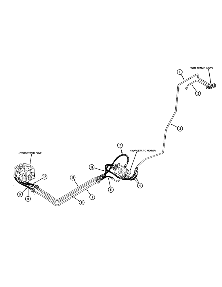 Схема запчастей Case IH 1680 - (1-018) - PICTORIAL INDEX, SINGLE SPEED PROPULSION CIRCUIT (00) - PICTORIAL INDEX