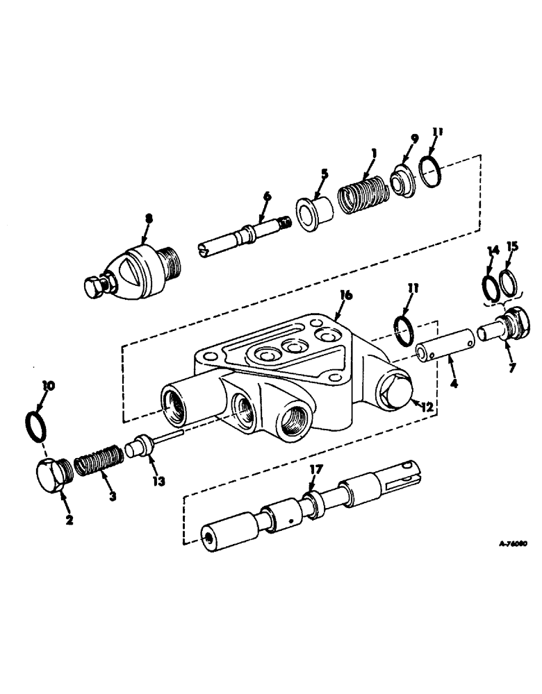Схема запчастей Case IH 503 - (239) - PLATFORM AUTOMATIC CONTROL ATTACHMENT LIFT VALVE, SERIAL NO 3250 AND BELOW (88) - ACCESSORIES