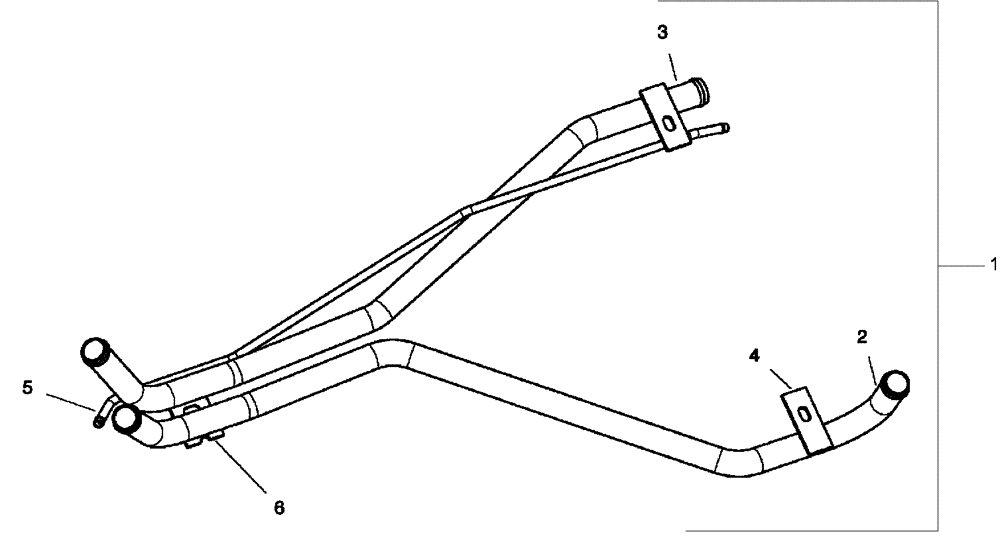 Схема запчастей Case IH SCOUT XL - (10.406.04[02]) - COOLANT PIPES AND HOSES - DIESEL ENGINE - 2-SEATER (10) - ENGINE