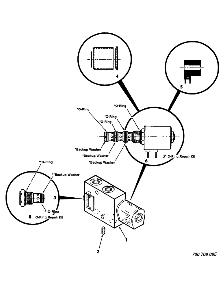 Схема запчастей Case IH 8450 - (137) - VALVE, EJECTOR (07) - HYDRAULICS