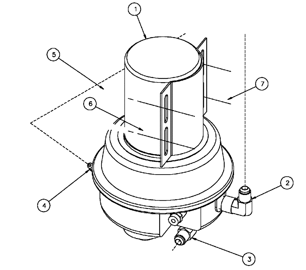 Схема запчастей Case IH FLX3300B - (07-013) - AIR DRYER GROUP Pneumatics